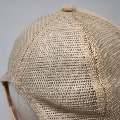 Divided by H&M Snapback Trucker Hat Tan One Size Flower Mesh Back