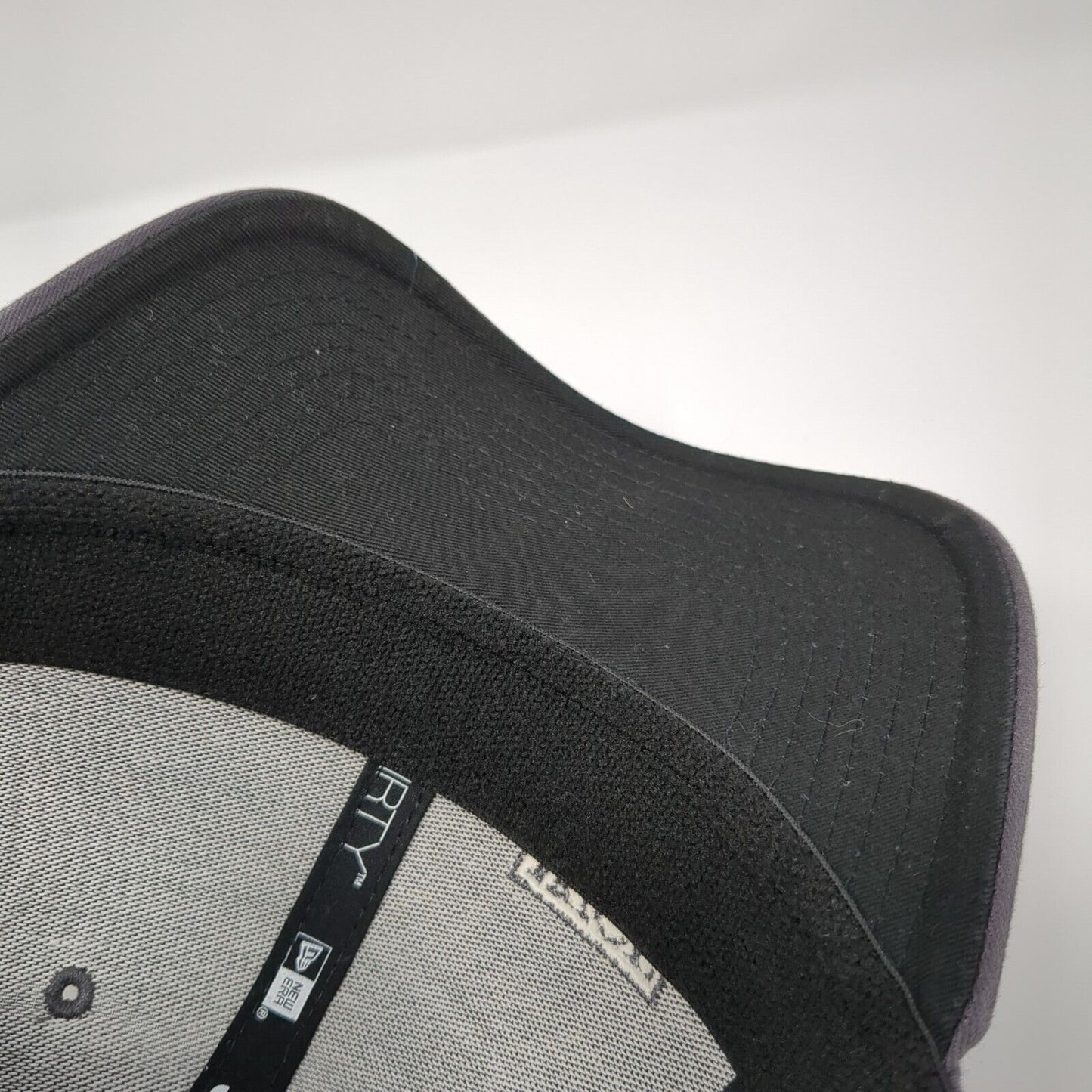 WCF Insurance Fitted Hat Gray S/M Embroidered Vented Holes 39Thirty New Era