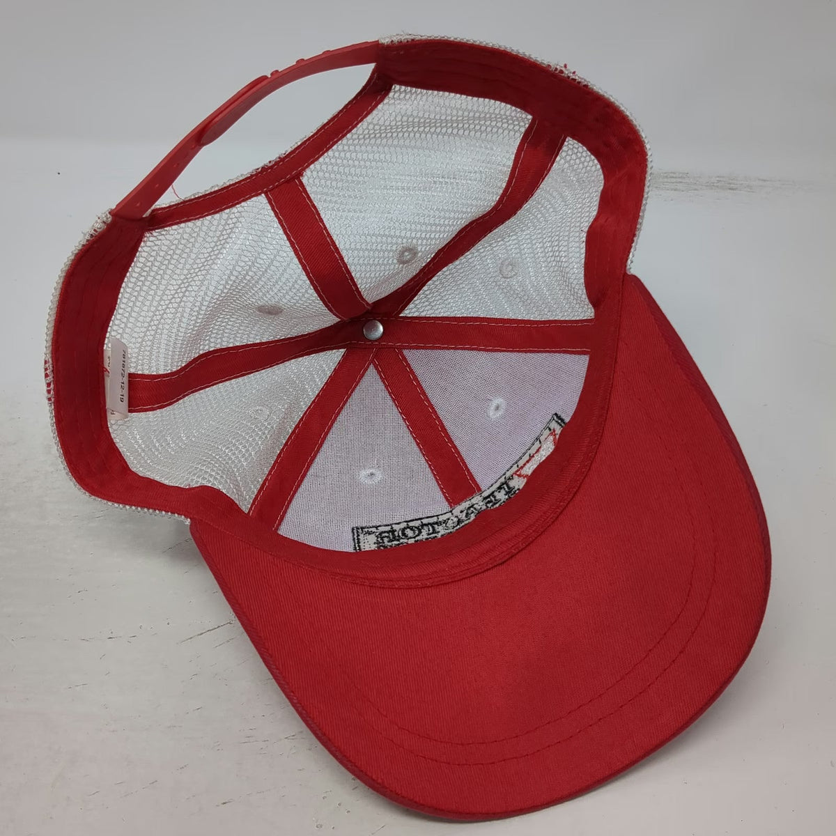 Tractor Supply Co Trucker Hat Red One Size Snapback Mesh Patch Logo Cotton