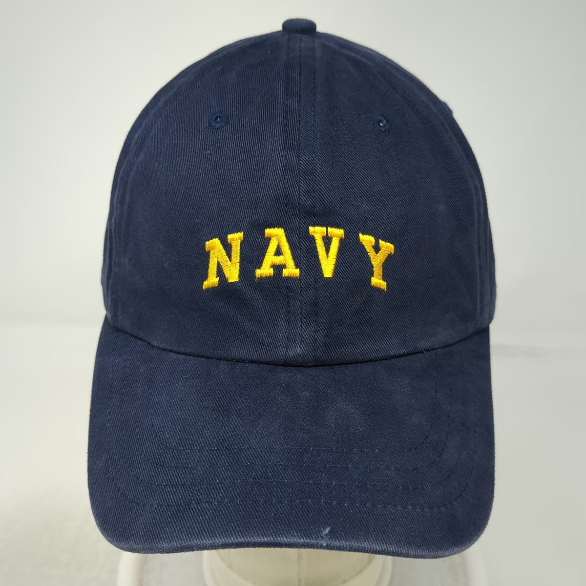 Oarsman 913 Baseball Cap Blue Yellow One Size Slideback Navy Embroidery hat