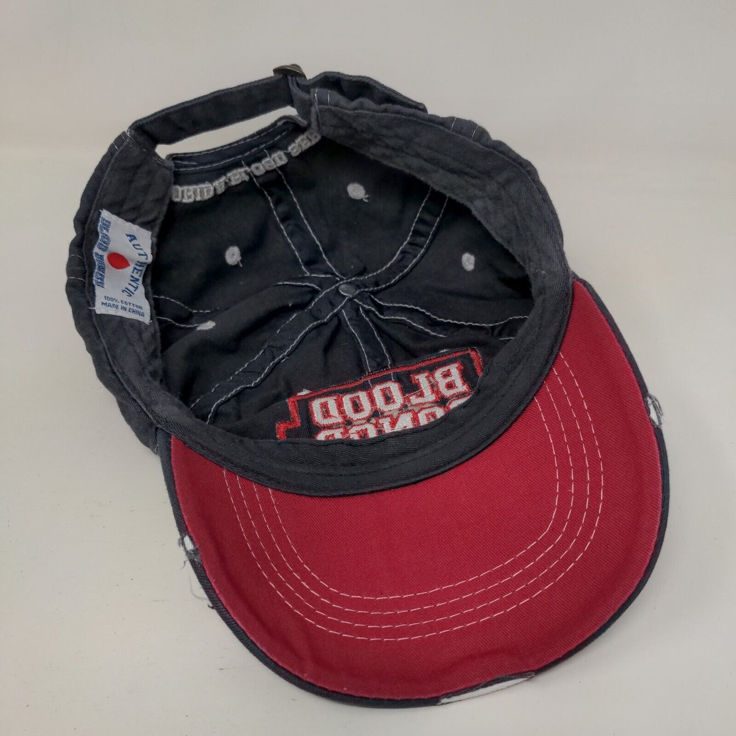 Blood Donor Lifesaver Slideback Hat Blue One Size Florida Blood Services