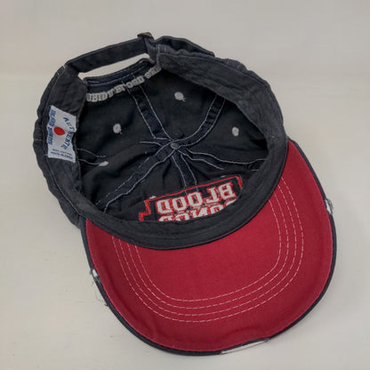 Blood Donor Lifesaver Slideback Hat Blue One Size Florida Blood Services