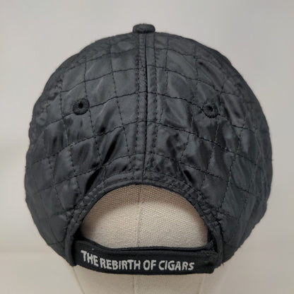 Acid Cigars By Drew Estate Patch Strapback Hat Black OSFA Quilted Adjustable