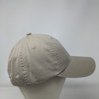 JT Jack Threads Slideback Hat Tan One Size Adjustable Solid Blank