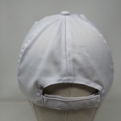 GOALSAF Strapback Hat White One Size Embroidered Charlotte Russe