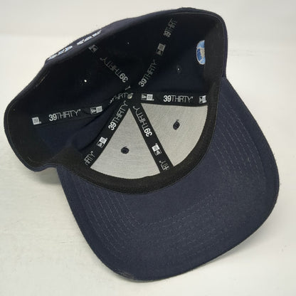 Boston Red Sox MLB New Era Baseball Cap Blue L 39THIRTY Stretch Fit Ribbon Hat