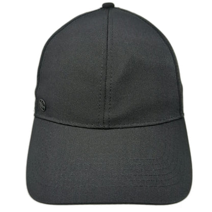 Gaiam Baseball Cap Black OSFM Perforated Breathable Yoga Fitness Strapback hat
