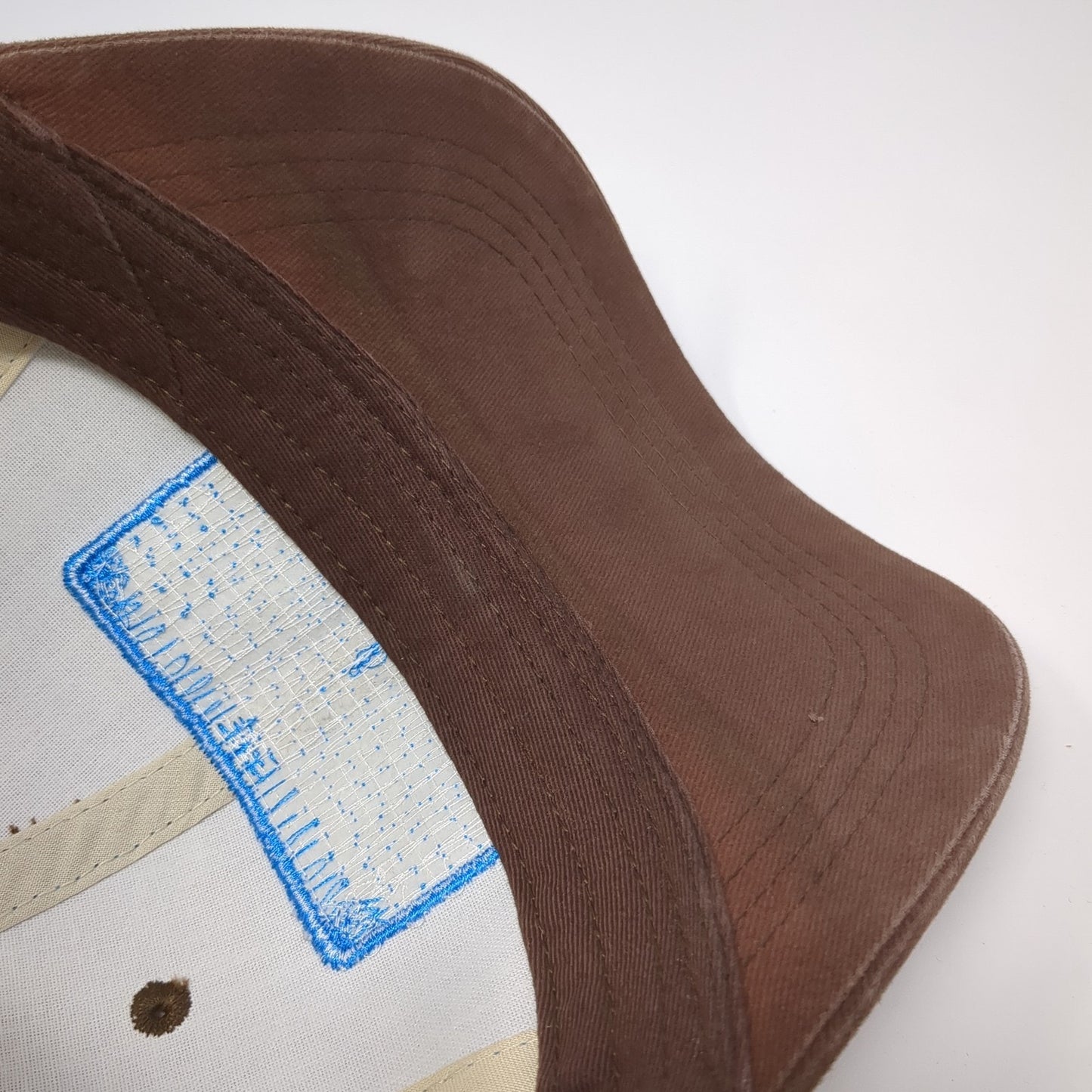 F3t Fly Fishing Trucker Hat Brown One Size Adjustable Mesh Back Costa Del Mar