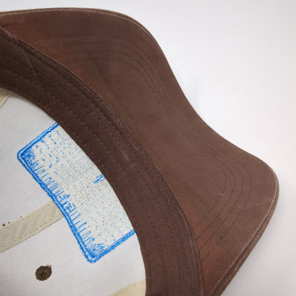 F3t Fly Fishing Trucker Hat Brown One Size Adjustable Mesh Back Costa Del Mar