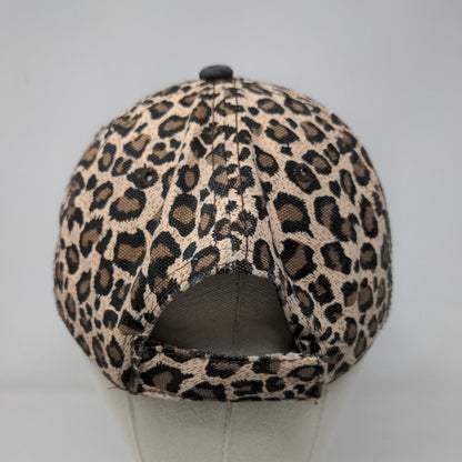 I'll Bring The Alcohol Strapback Hat Multicolor One Size Animal Print
