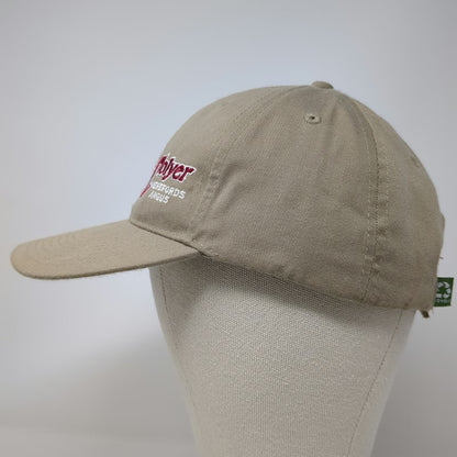KC Baseball Cap Beige Red White One Size Recycled PET Strapback Hat Colyer