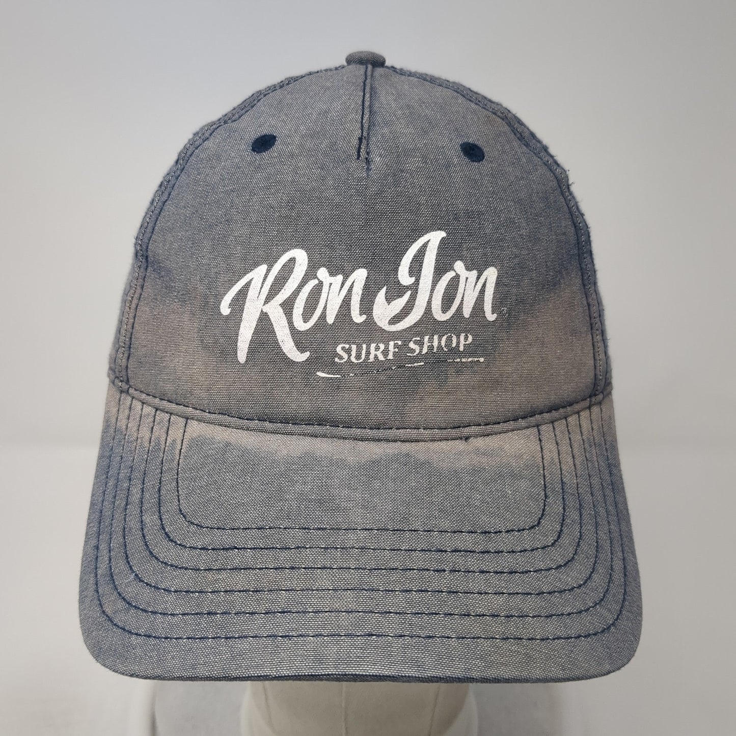 Ron Jon Surf Shop Strapback Baseball Cap Blue One Size Adjustable Embroidered