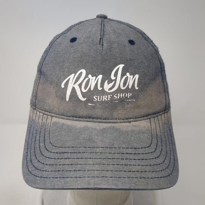 Ron Jon Surf Shop Strapback Baseball Cap Blue One Size Adjustable Embroidered