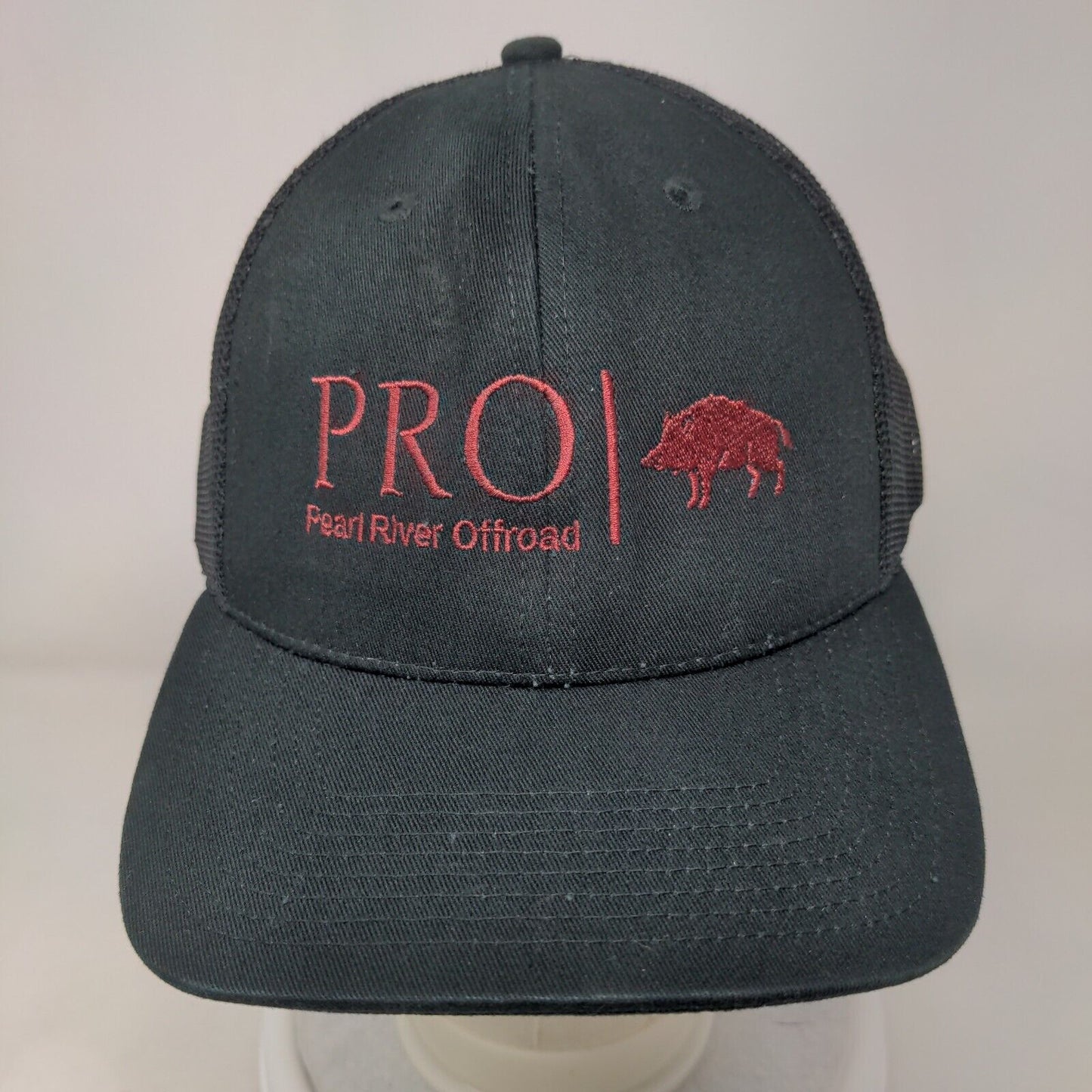 PRO Pearl River Off Road Mesh Back Trucker Hat Black Adult Outdoor Cap