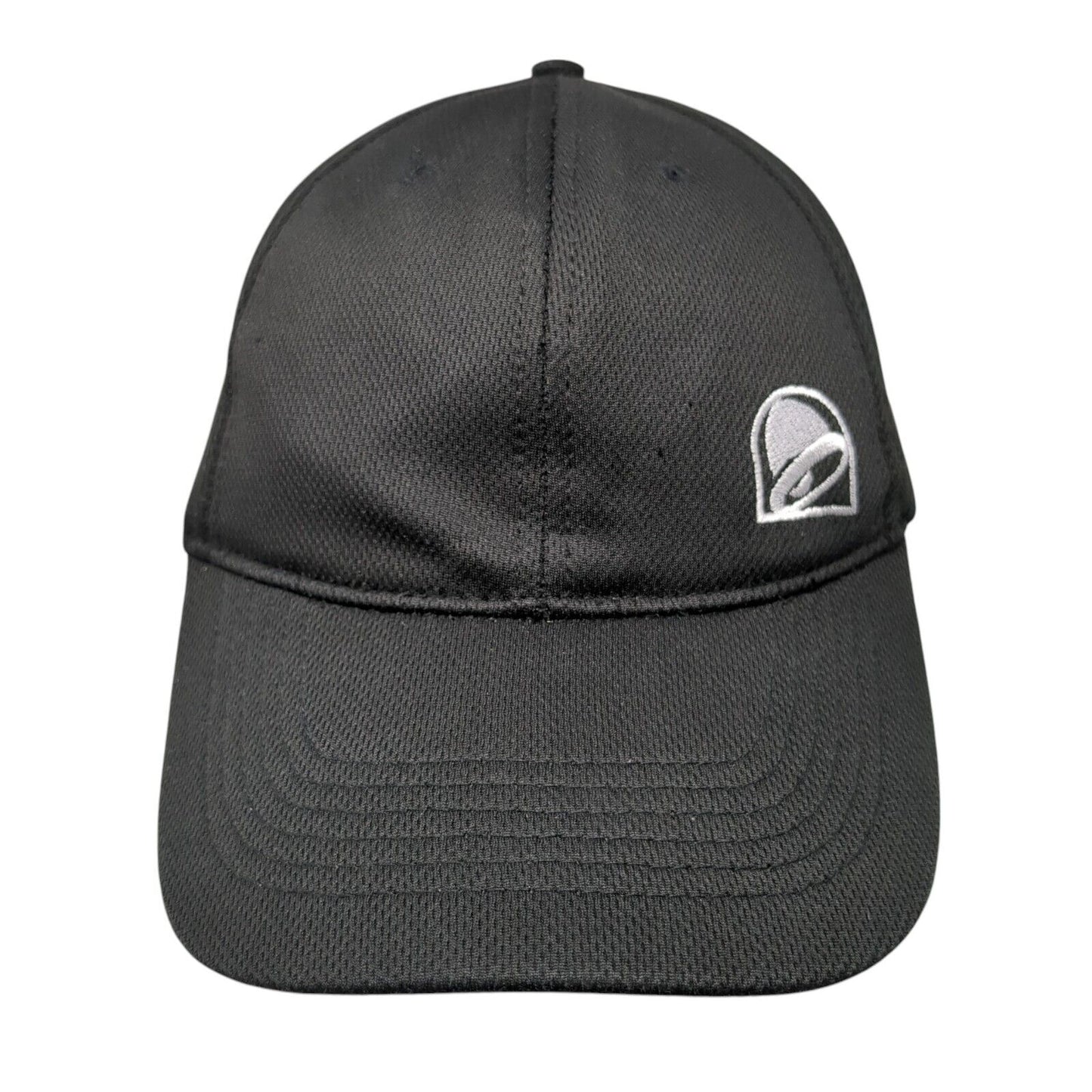 Taco Bell Snapback Hat Black One Size Adjustable Embroidered 6 Panel