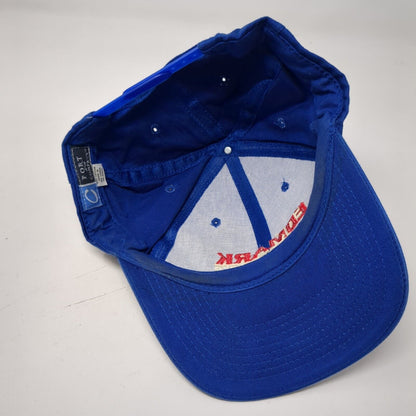 Edmark Superstore Snapback Hat Blue One Size Embroidered Port & Company