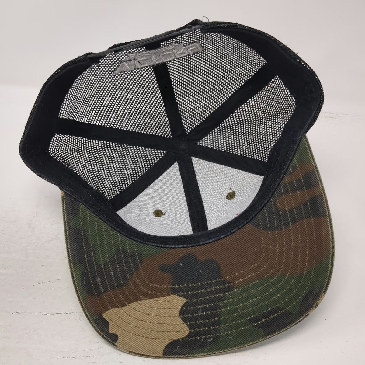 Victory Archery Trucker Hat Green Black Red White One Size Camo Snapback Mesh