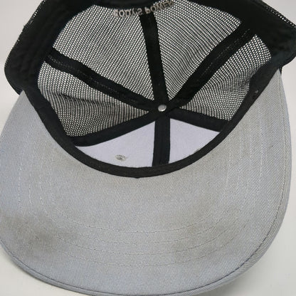 Hustler Trucker Hat Gray One Size Snapback Mesh Back Codys Power Mower Equipment