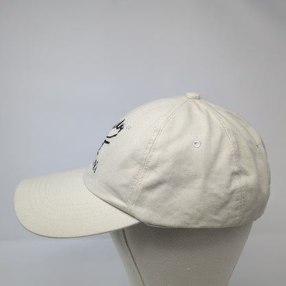 Montana Slideback Baseball Cap Beige One Size Adjustable Embroidered 6 Panel