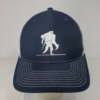 Wounded Warrior Project Snapback Trucker Hat Blue One Size Mesh Back Richardson