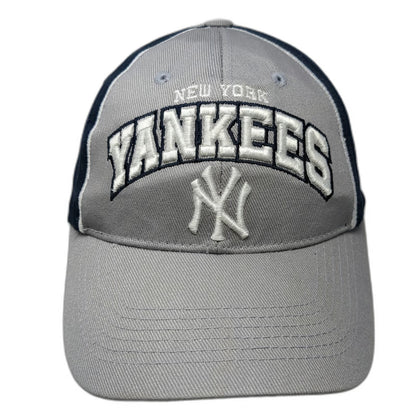 New York Yankees MLB Fan Favorite Baseball Cap Gray Blue One Size Strapback Hat