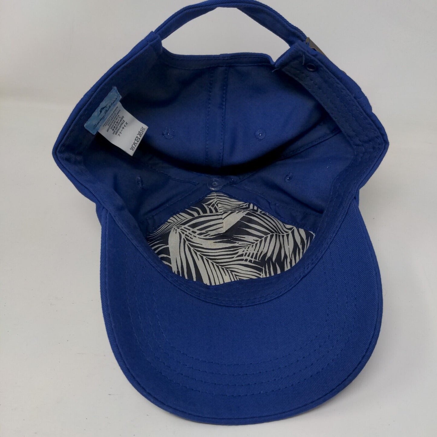 Tommy Bahama Relax 93 Slideback Hat Blue OSFM Adjustable 6 Panel Cotton