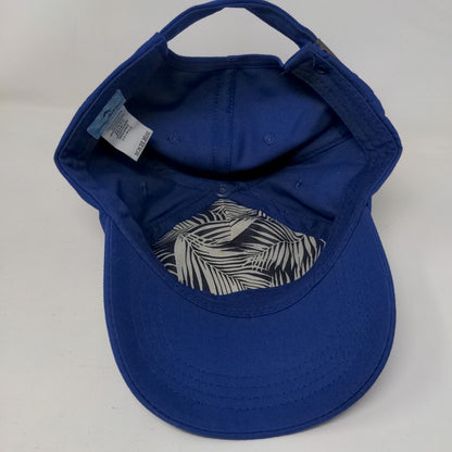 Tommy Bahama Relax 93 Slideback Hat Blue OSFM Adjustable 6 Panel Cotton