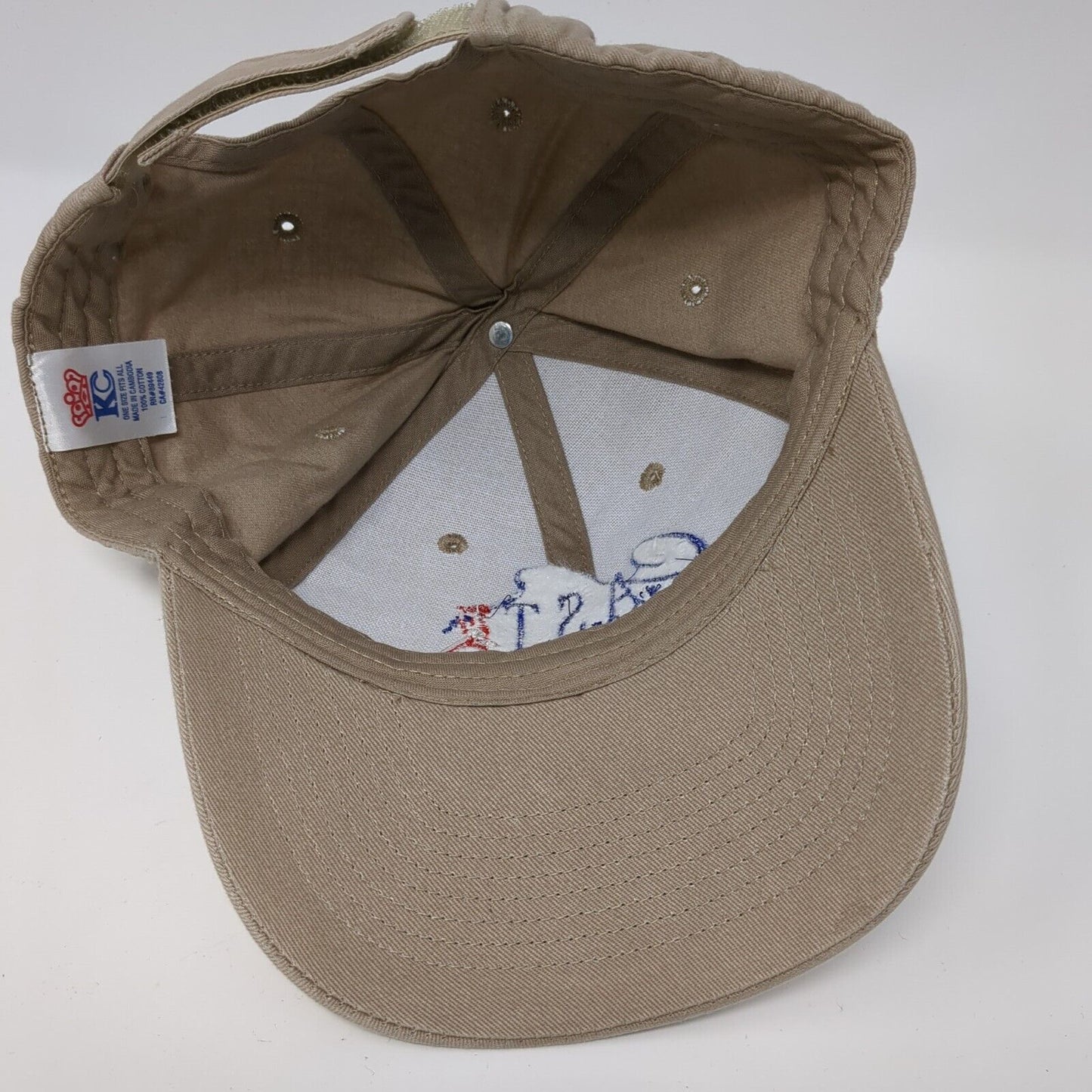 CAST For Kids Foundation Strapback Hat Tan One Size Embroidered KC