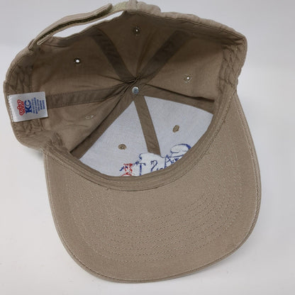 CAST For Kids Foundation Strapback Hat Tan One Size Embroidered KC