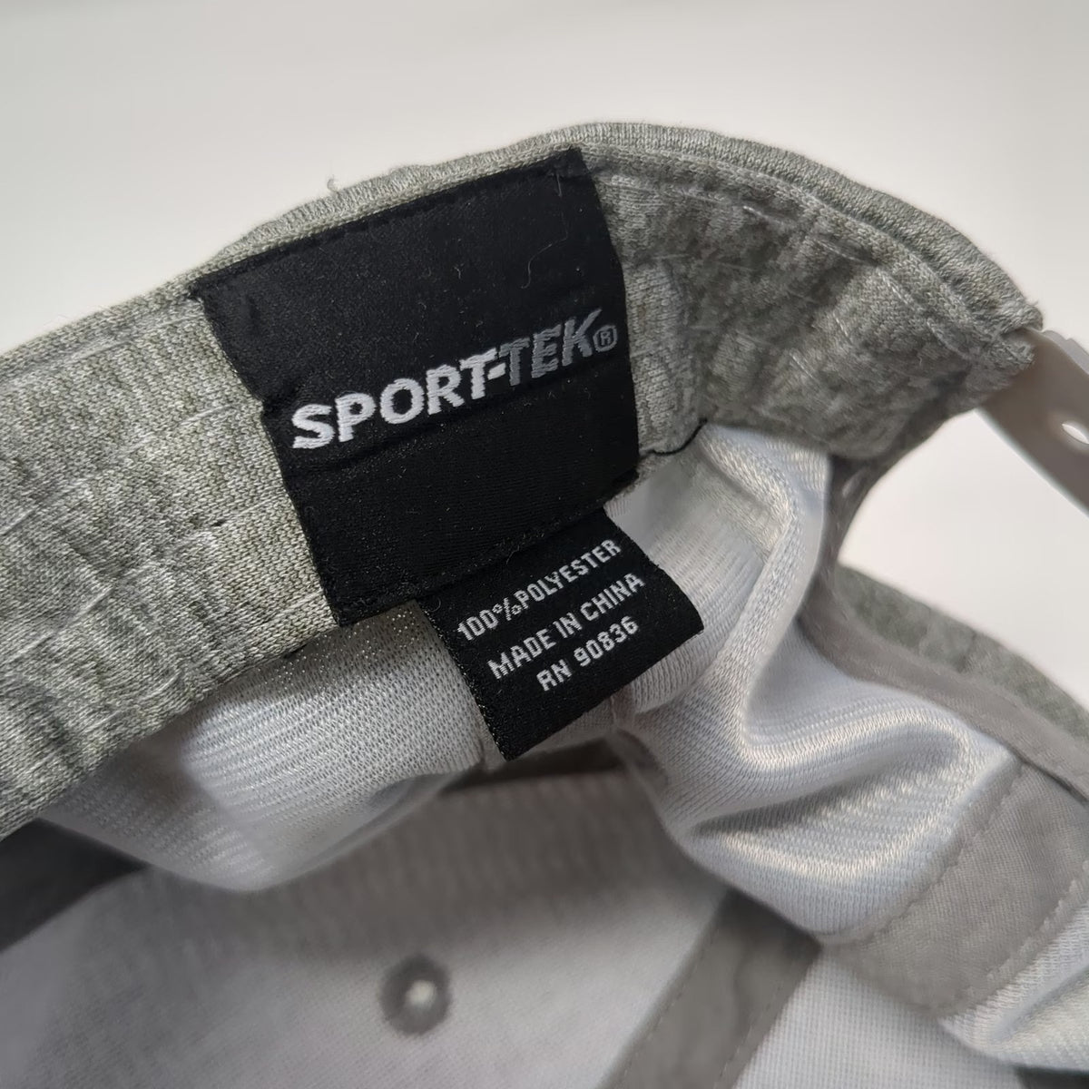 Sport-Tek Snapback Gray One Size United Oil Embroidery Sandwich Bill Hat
