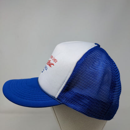 Knippelmier Chev The Heartbeat of America Mesh Back Rope Trucker Hat Blue OSFA