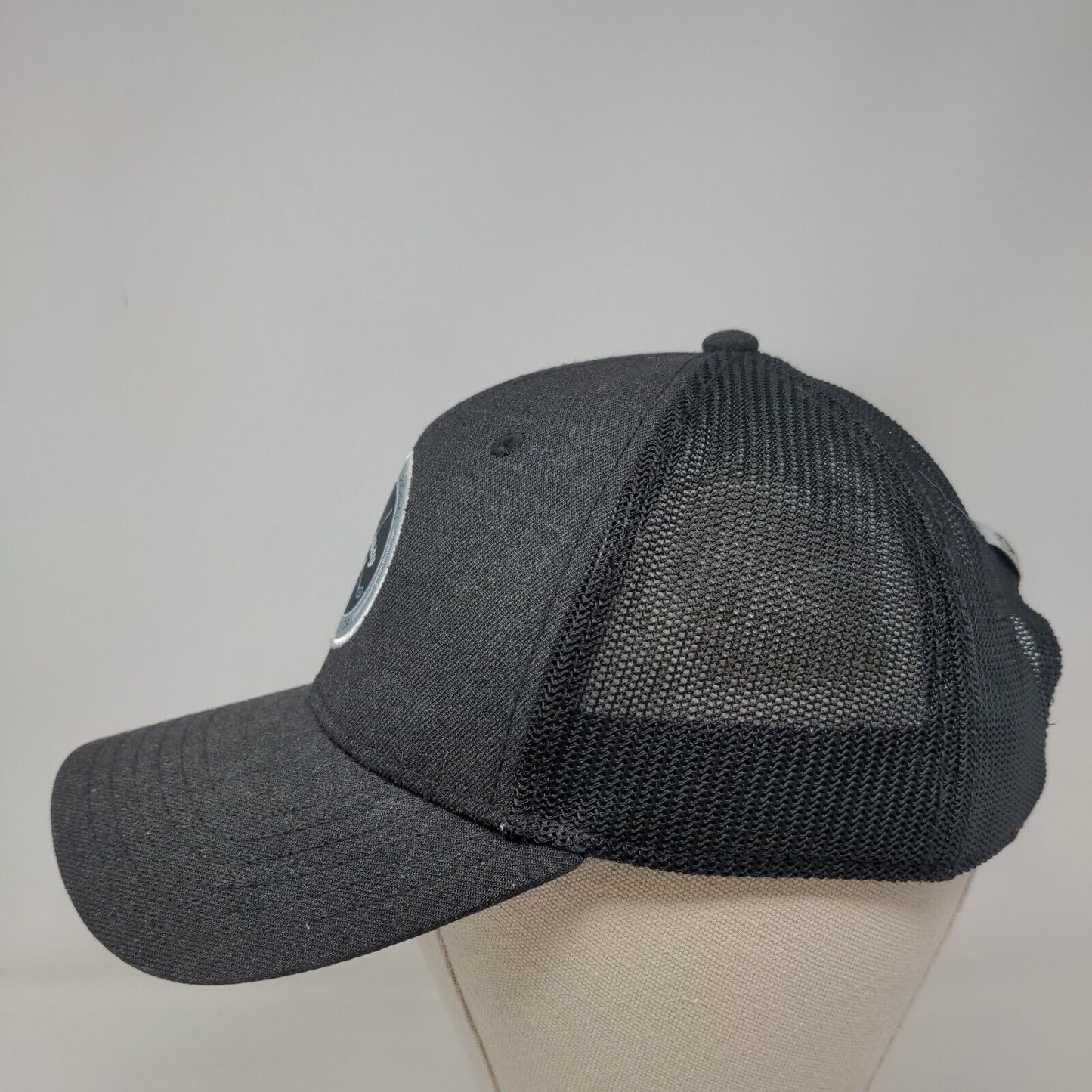Callaway Snapback Mesh Back Trucker Hat Black One Size Adjustable