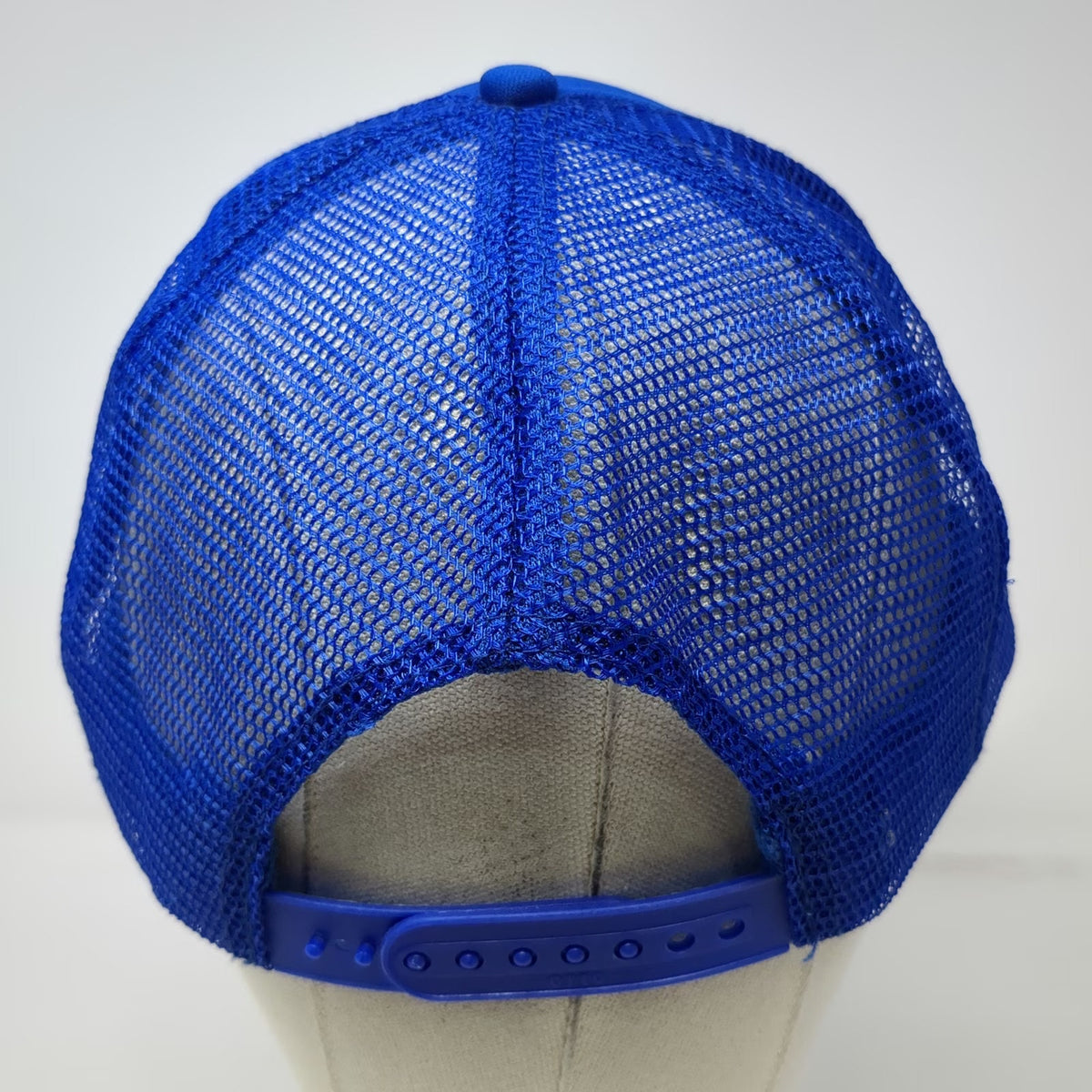 Otto Trucker Hat Blue OSFM Quilici Construction Excavator Mesh Snapback Rope Cap