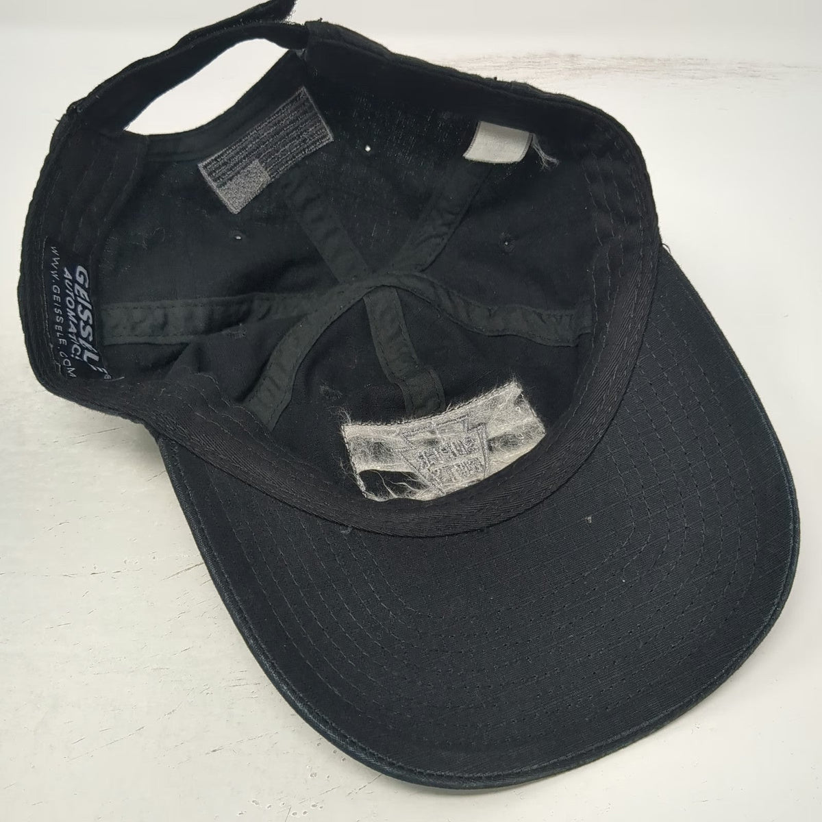 Geissele Super Duty Gun Baseball Cap Black One Size Strapback American Flag Hat