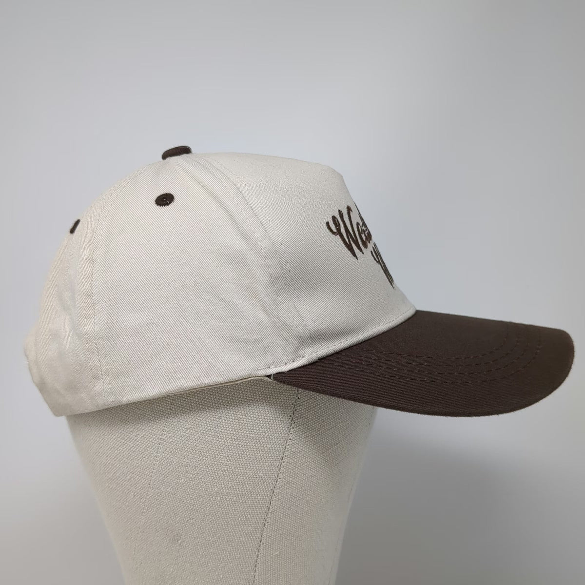 Danumei 5 Panel Brown One Size Western Wonder Embroidery Snapback Cotton Hat