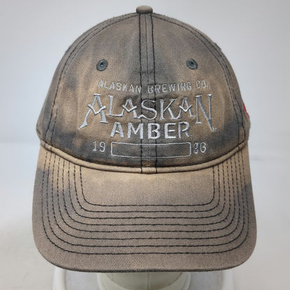 Alaskan Brewing Co Baseball Cap Gray One Size Juneau Amber Beer Boat Patch Hat