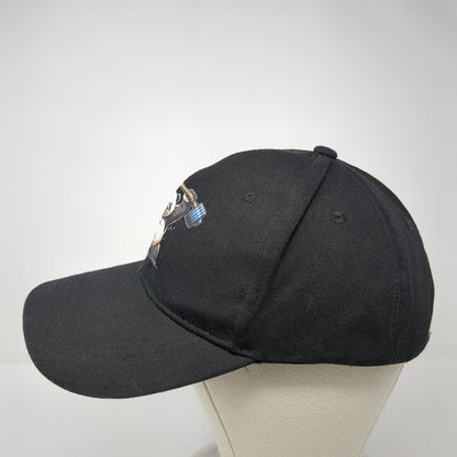 Panda Deadlift Slideback Hat Black One Size Adjustable Vent Holes