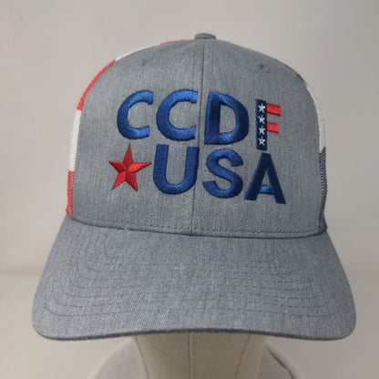 CCDF USA Snapback Trucker Hat Multicolor OS Embroidered Mesh Back Richardson