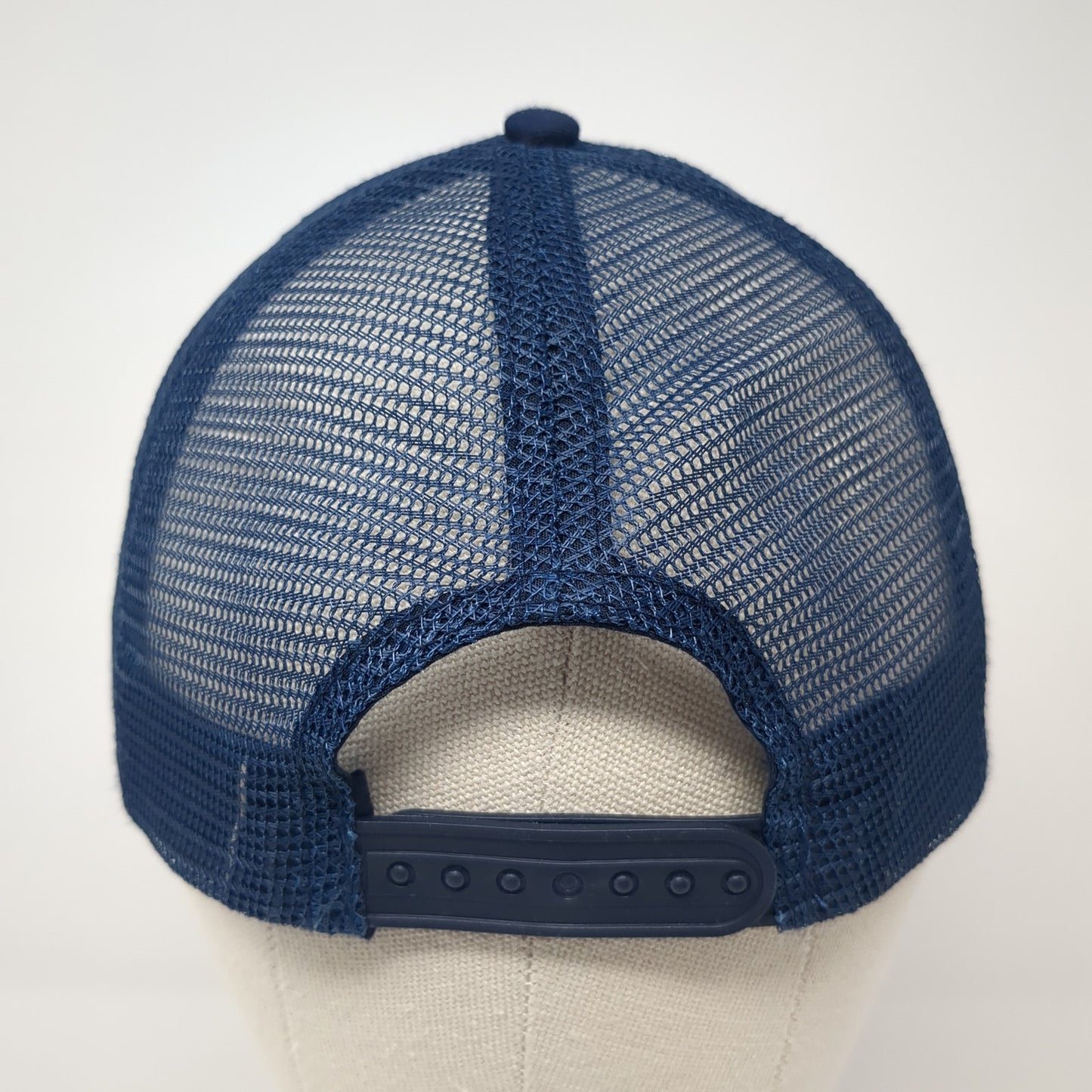 Great Circle Snapback Rope Trucker Hat Blue One Size Mesh Back Outdoor