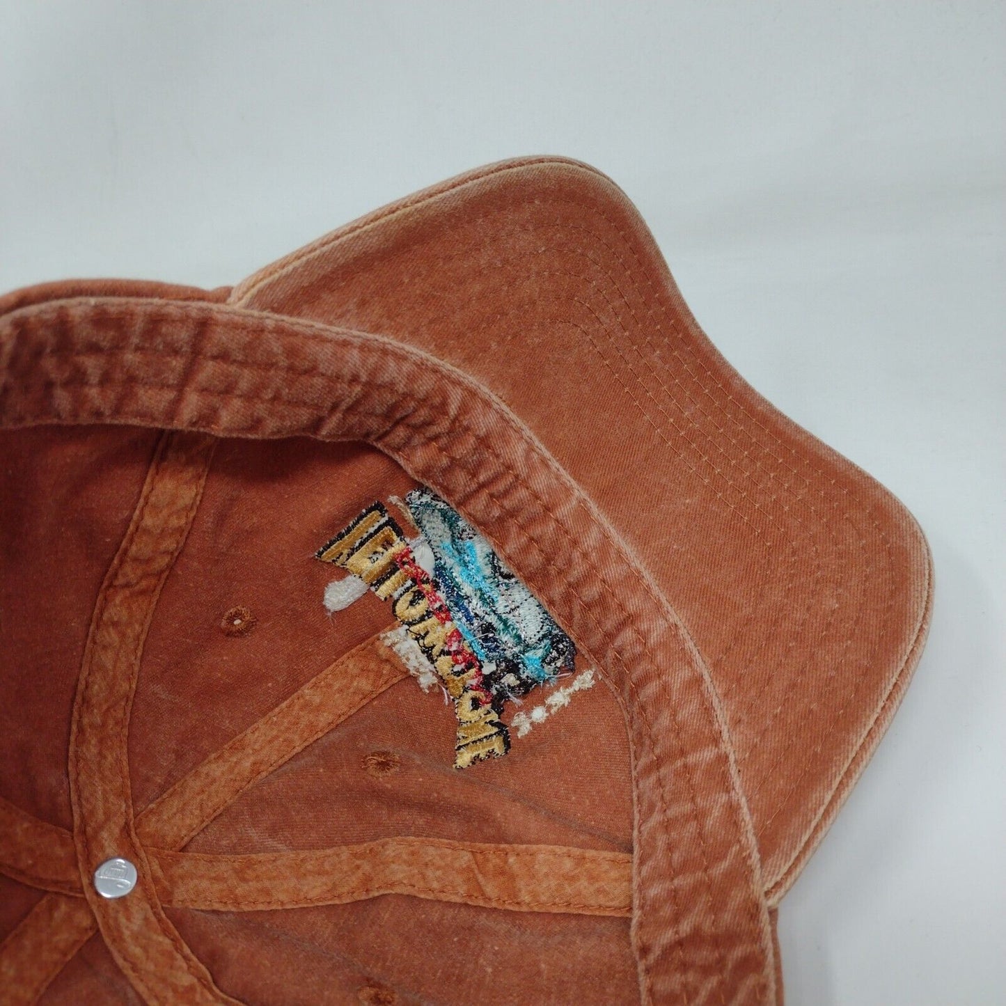 West Yellowstone Rod Run 2013 Montana Strapback Hat Brown OSFM Adjustable Otto