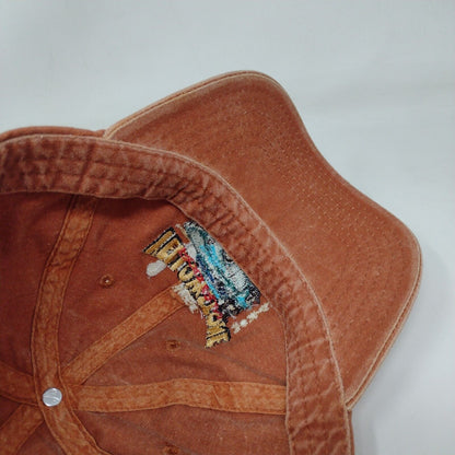 West Yellowstone Rod Run 2013 Montana Strapback Hat Brown OSFM Adjustable Otto