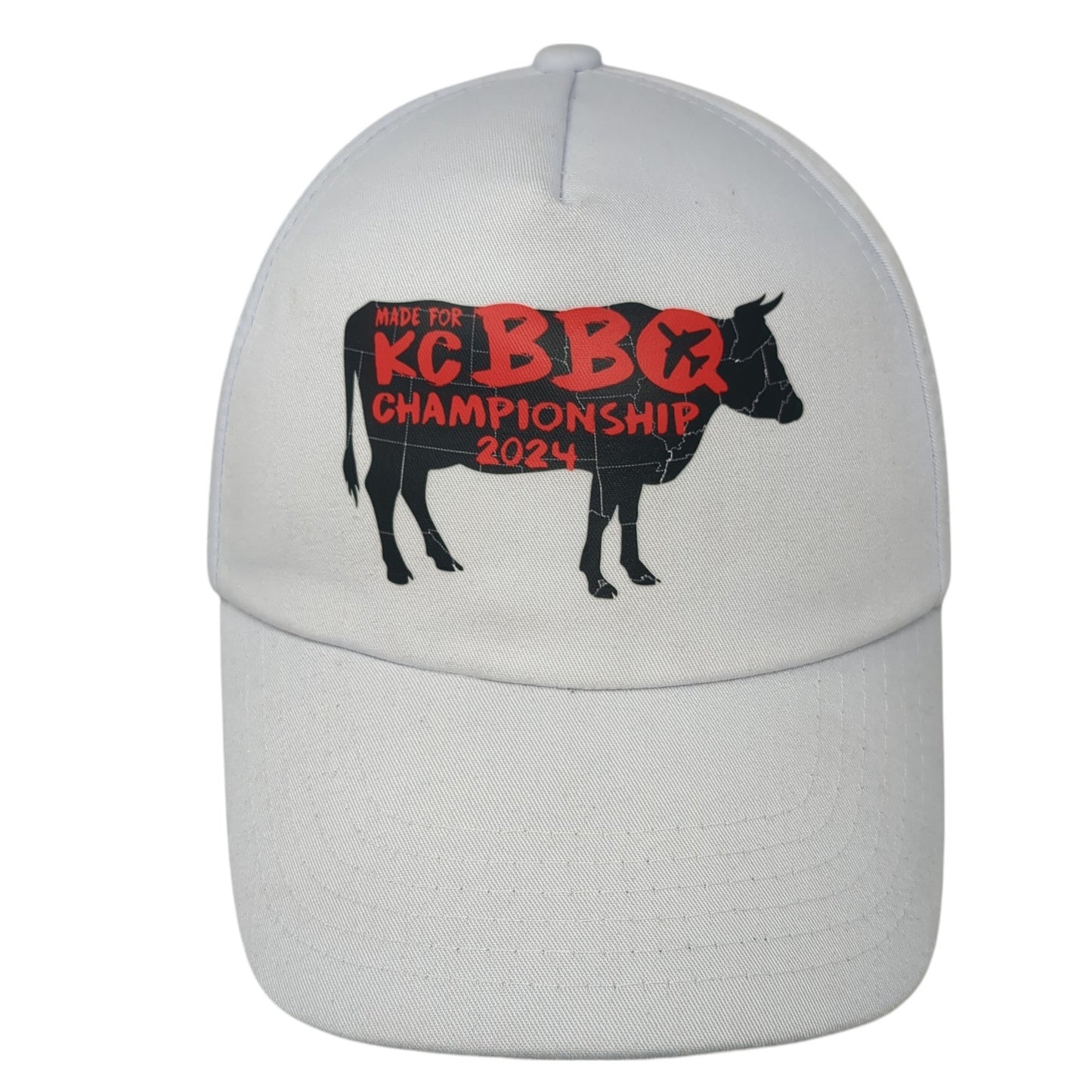 Made For KC BBQ Championship 2014 Baseball Cap White OS Adjustable Polyester