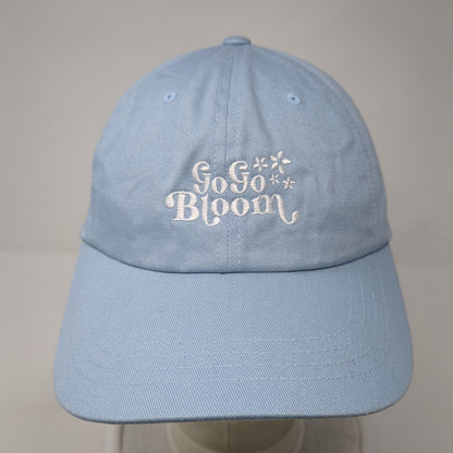 Go Go Bloom Slideback Hat Blue One Size Adjustable Embroidered Classics Yupoong