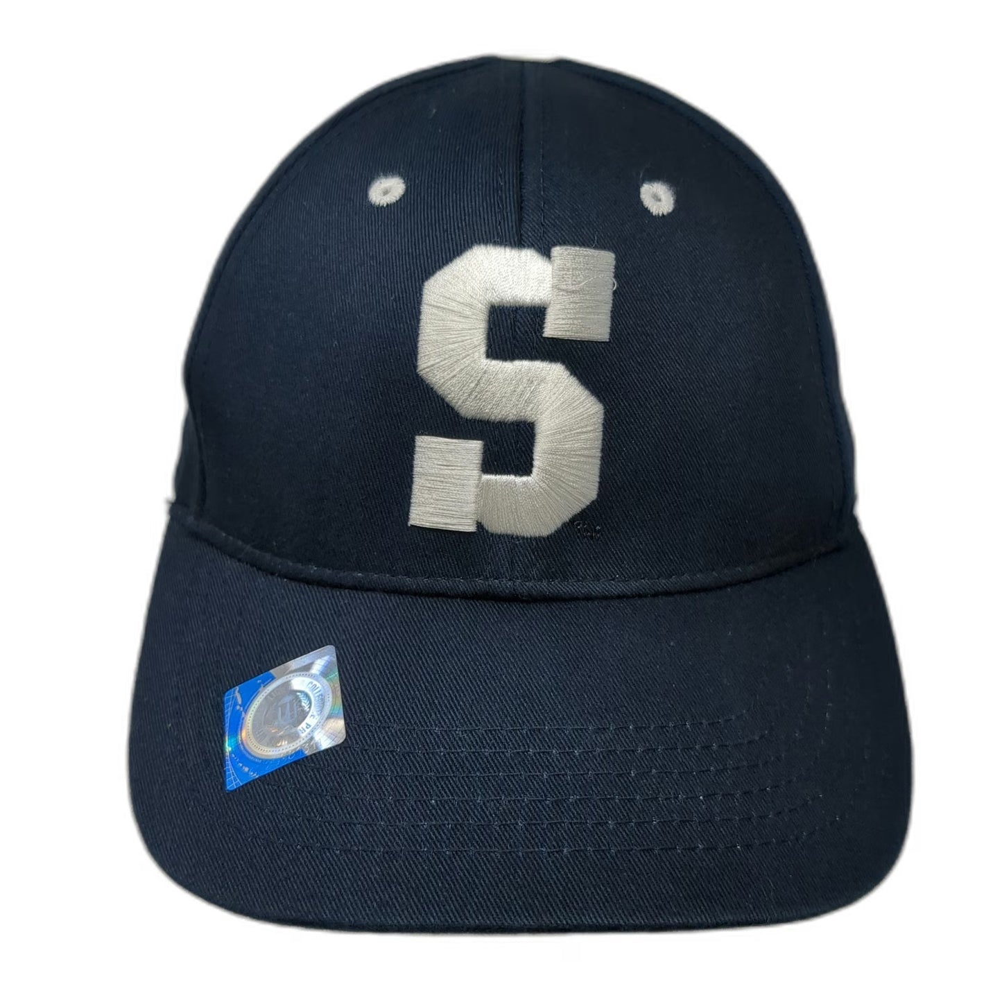 Penn State NCAA Blue One Size Captivating Headwear Cap Hat Embroidered S Logo