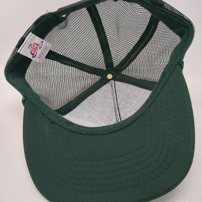 Otto Trucker Hat Green One Size Kootenai Tribe Idaho Fisheries Program Rope