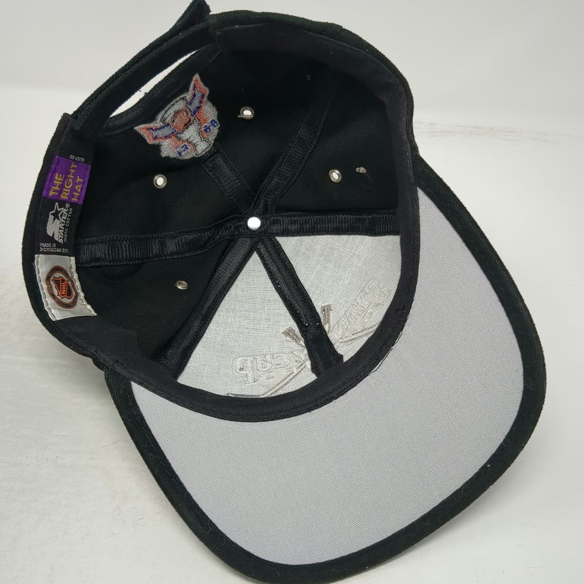 Detroit Red Wings NHL Starter Black Hat Cap 1998 Stanley Cup Locker Room W/Tags