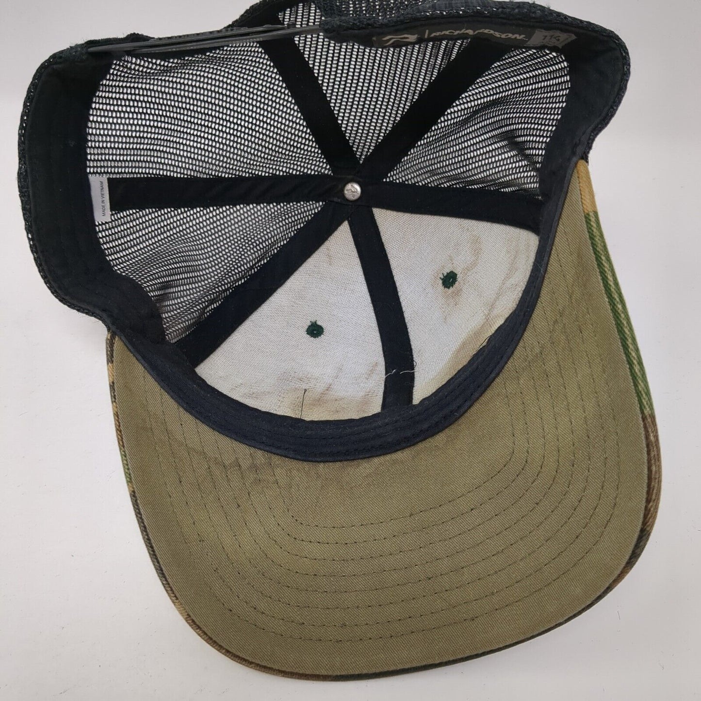 1st Phorm Snapback Trucker Hat Camouflage OS Adjustable Mesh Back Richardson