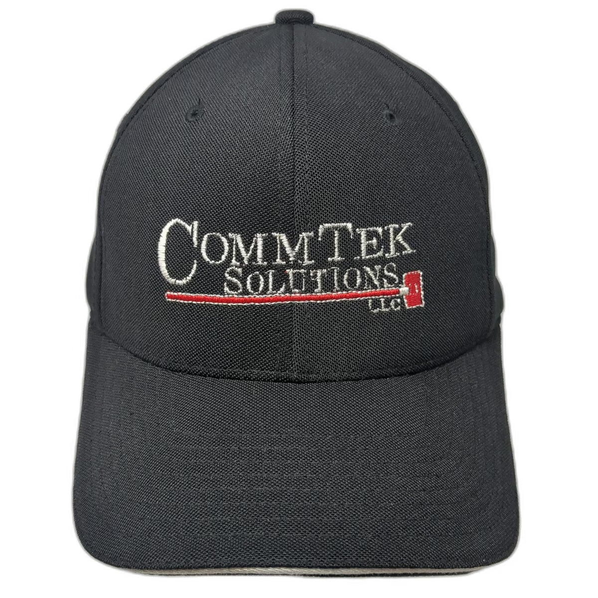 Devon & Jones Baseball Cap Black One Size CommTek Solutions LLC Flexfit Hat