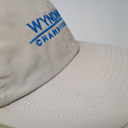Wyndham Championship Strapback Hat Beige OS Adjustable Embroidered Imperial