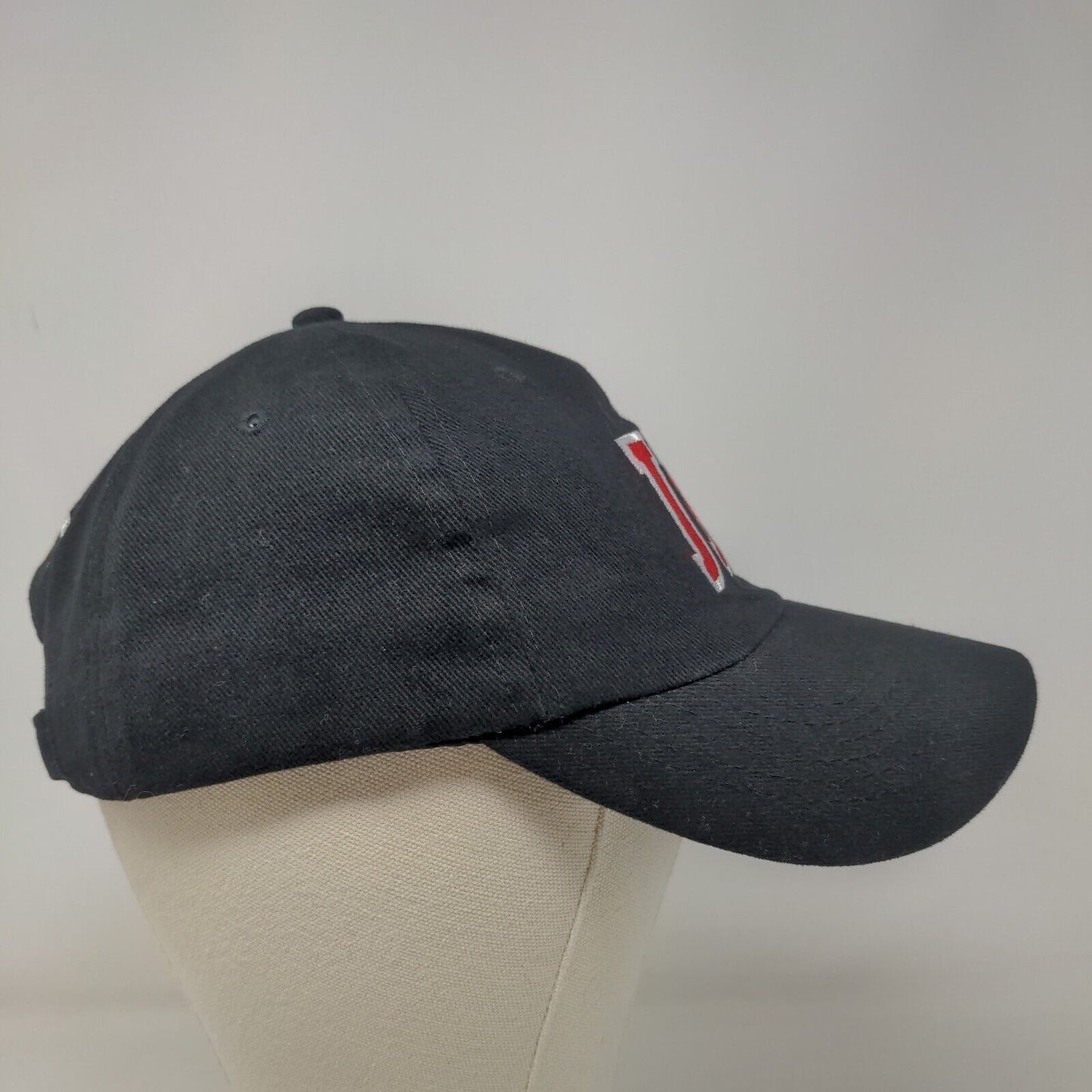 Jimmy John's Men's Slideback Hat Black Size OSFA Embroidered Logo Cotton